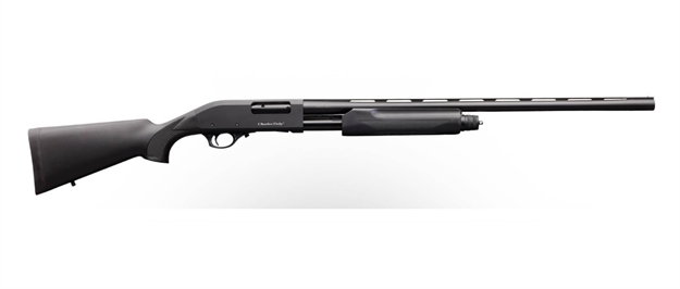 Picture of Charles Daly 930223 301  20 Gauge 3" 4+1 26" Vent Rib Blued Barrel, Black Anodized Aluminum Receiver, Checkered Black Synthetic Stock & Forend, Auto Ejection, Includes 3 Choke Tubes 930.223