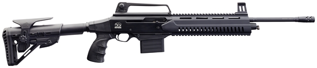 Picture of Charles Daly 601M Semi-Auto Shotgun, 410 Ga., 3", 26" Bbl, Black, Walnut Stock, Fiber Optic Sight, 5+1 Rnd