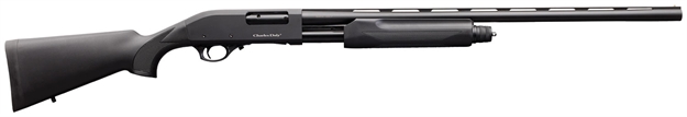 Picture of Charles Daly 930198 301  12 Gauge 3" 4+1 28" Vent Rib Blued Barrel, Black Anodized Aluminum Receiver, Black Synthetic Stock, Auto Ejection, Includes 3 Chokes 930.198