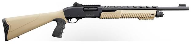 Picture of Charles Daly 930279 301  12 Gauge 3" 5+1 18.50" Barrel W/Heat Shield, Black Metal Finish,  Synthetic Flat Dark Earth Fixed Pistol Grip Stock & Forend, Auto Ejection, Includes 3 Choke Tubes 930.279