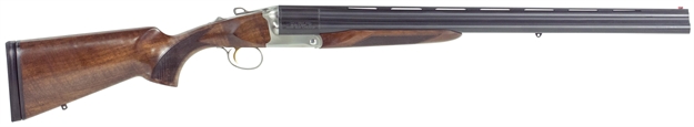 Picture of  Charles Daly 930080 Triple Crown  20 Gauge 3+1 3" 26" Vent Rib Blued Tripled Barrel, Silver Finished Steel Receiver, Oiled Walnut Fixed Checkered Stock, Includes 5 Chokes 053670717442