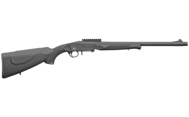 Picture of  Charles Daly 930269 101 Turkey Full Size 12 Gauge Break Open 3" 1Rd 20" Black Steel Single Shot Barrel Receiver W/Picatinny Rail, Fixed Black Synthetic Stock, Beretta/Benelli Choke System 8053800942782