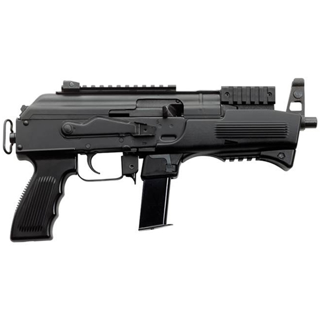 Picture of Charles Daly Ak-9 Pistol, 9Mm Matte Blk, Blowback System, 6.3" Blued Bbl, Steel Blued Receiver, 2-10 Rnd Beretta 92 Style Mags, 440.071 8053670717893