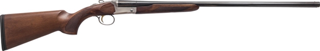 Picture of  Charles Daly 930356 520 Superior Full Size 20 Gauge Break Open 3" 2Rd 26" Gloss Blued Side BY Side Barrel, Silver Steel Receiver, Fixed Oiled Walnut Stock, Rem Choke Tube System