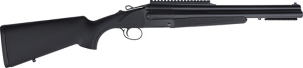 Picture of Charles Daly Triple Threat Shotgun, 12 Ga, 3", Blued, 18.5" Bbl, Rem Choke, 2 PC Syn Blk Stock, Mc-5, Case 930.110