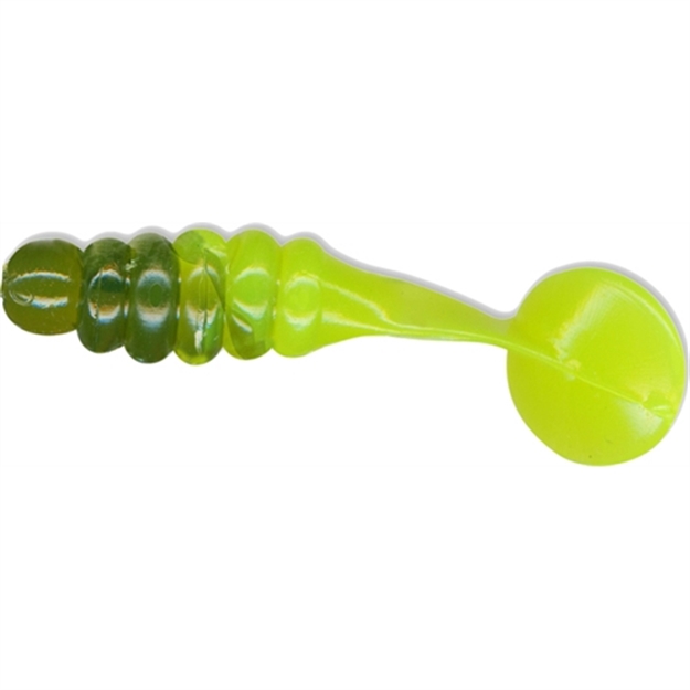 Picture of Charlie Brewer Slider Crappie Grub 1" 18Bg-Wtmln/Chart CBPF815