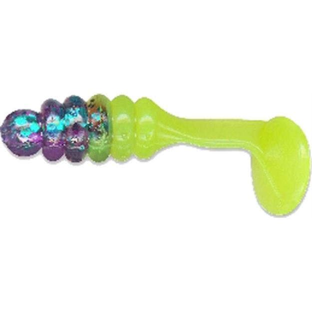 Picture of Charlie Brewer Slider Crappie Grub 1.5" Cht/Junebug CSGC128 34398096925