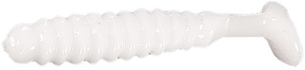 Picture of Slider Crappie/Panfish Grub W/Vibratail, 1 1/2", White, 18/Pack CSG4 034398200049