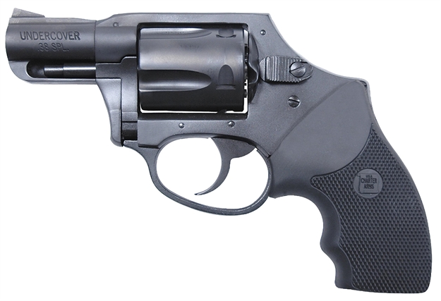 Picture of  Charter Arms 13811 Undercover Lite Small 38 Special, 5 Shot 2" Black Steel Barrel & Cylinder, Black Passivate Aluminum Frame W/Black Finger Grooved Rubber Grip, Concealed Hammer 678958138115