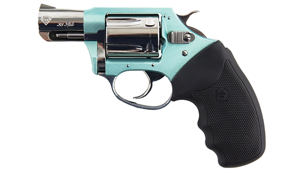 Picture of Charter Arms 53879 Undercover Lite Blue Diamond 38 Special 5Rd 2" Hi-Polished Stainless Barrel/Cylinder, Aluminum Frame W/Blue Diamond Finish, Finger Grooved Black Rubber Grip 678958538793