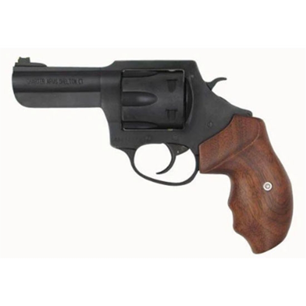 Picture of Charter Arms The Professional Iii Revolver, 357 Mag, 6 Shot, Blacknitride, Wooden Grips, Litepipe, Adjustable Sights, 4.2" Barrel 63546 678958635461