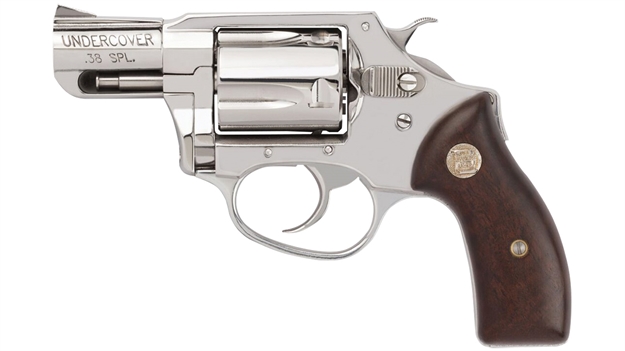Picture of  Charter Arms 73829 Undercover  Small 38 Special, 5 Shot 2" High Polished Stainless Steel Barrel, Cylinder & Frame W/Wood Grip, Exposed Hammer 678958738292