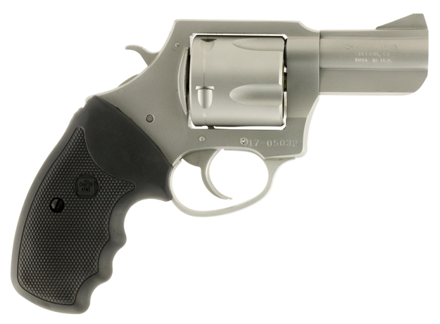 Picture of  Charter Arms 74520 Pitbull  45 Acp 5Rd, 2.50" Matte Stainless Steel Barrel, Cylinder & Frame, Standard Hammer, Finger Grooved Black Rubber Grip