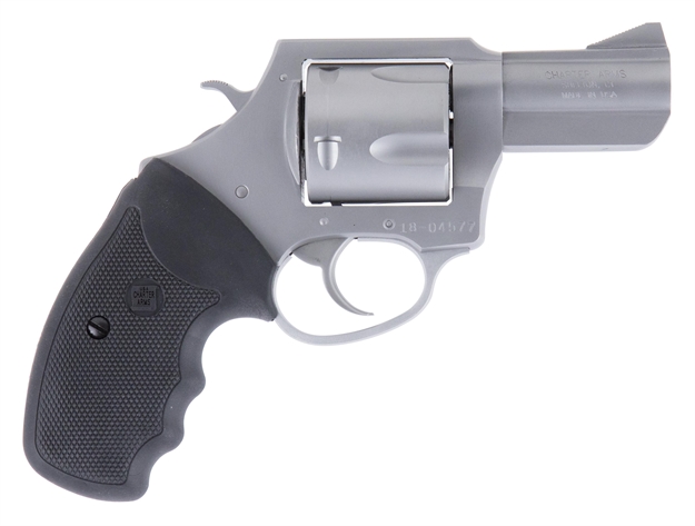 Picture of  Charter Arms 74530 Bulldog  Extra Large 45 Colt (Lc), 5 Shot 2.50" Matte Stainless Steel Barrel, Cylinder & Frame W/Black Finger Grooved Rubber Grip