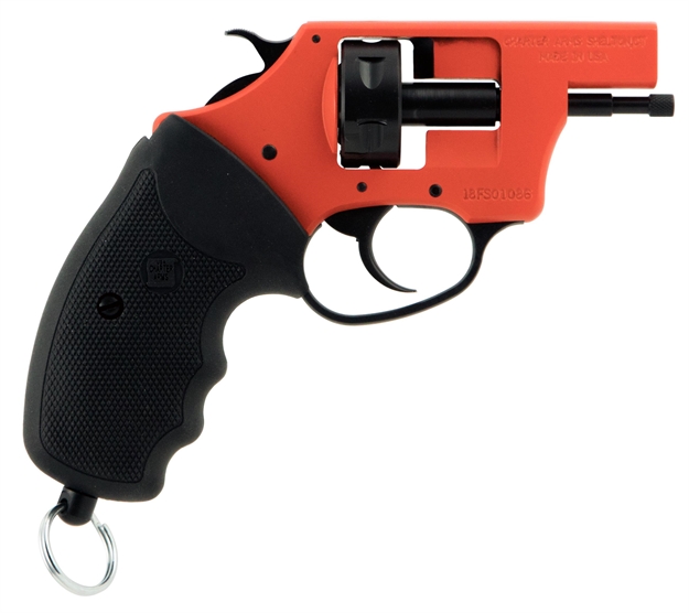 Picture of  Charter Arms 82290 Pro 22  22 Blank, 6Rd Orange Cerakote Frame, Black Rubber Grips
