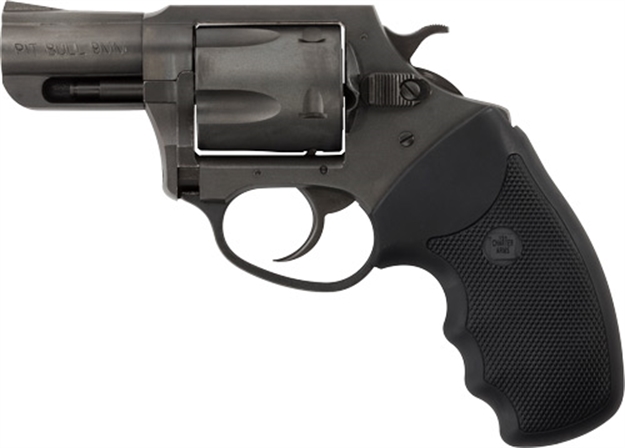 Picture of  Charter Arms 69920 Pitbull  9Mm Luger 5Rd, 2.20" Black Nitride Steel Barrel, Cylinder & Frame W/Black Finger Grooved Rubber Grip 678958699203