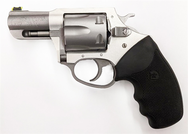 Picture of  Charter Arms 53620 Undercover II Large 38 Special, 6 Shot 2.20" Matte Stainless Steel Barrel & Cylinder, Anodized Aluminum Frame W/Black Finger Grooved Rubber Grip, Exposed Hammer