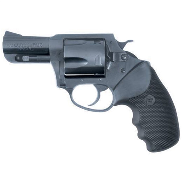 Picture of  Charter Arms 14420 Bulldog  Large Frame 44 S&W Spl 5 Shot 2.50" Black Stainless Steel Barrel, Cylinder & Frame, Black Finger Grooved Rubber Grip, Exposed Hammer 678958144208