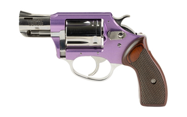 Picture of  Charter Arms 53804 Off Duty Coyote 380 Acp 5Rd 2" High Polished Ported Barrel & Cylinder, Lavender Aluminum Frame, Rosewood Checkered Grip, Standard Hammer