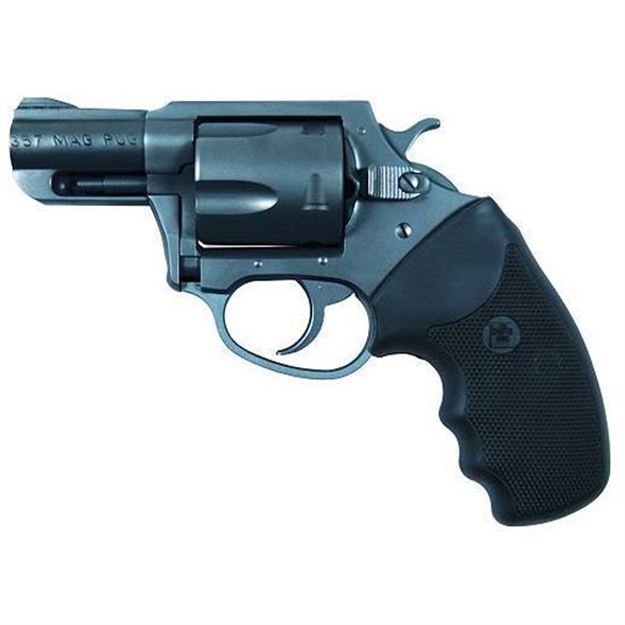 Picture of  Charter Arms 13520 Mag Pug  Large 357 Mag, 5 Shot 2.20" Black Ported Steel Barrel, Black Steel Cylinder & Frame W/Black Finger Grooved Rubber Grip 678958135206