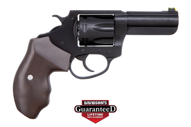 Picture of  Charter Arms 63270 Professional  32 H&R Mag, 7 Shot 3" Black Nitride Steel Barrel, Cylinder & Frame W/Walnut Finger Grooved Grip 678958632705