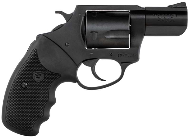 Picture of Charter Arms The Professional II Revolver, 357 Mag, 6 Shot, Blacknitride, Wooden Grips, Litepipe Fixed Sights, 3" Barrel 63526