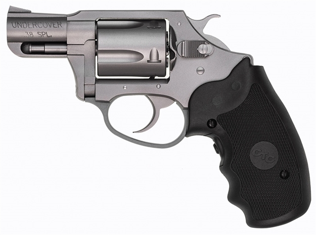 Picture of  Charter Arms 73824 Undercover  Small 38 Special, 5 Shot 2" Matte Stainless Steel Barrel & Cylinder, Aluminum Frame W/Black Crimson Trace Laser Grip, Exposed Hammer
