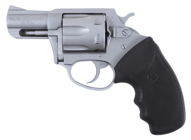 Picture of Charter Arms Police Undercover Revolver 38 Spl, 2 In, Full Rubber Grp, 6 Rnd, Fixed, Compact S/S Frame, Sa/Da Trgr 73840