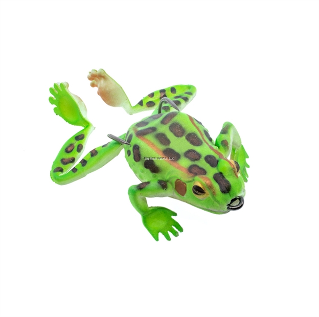 Picture of Chasebaits Bobbin' Frog 1.57" Green Leopard.