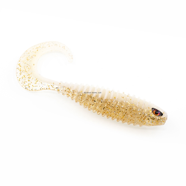 Picture of Chasebaits Curly Bait 4" Milk Flash