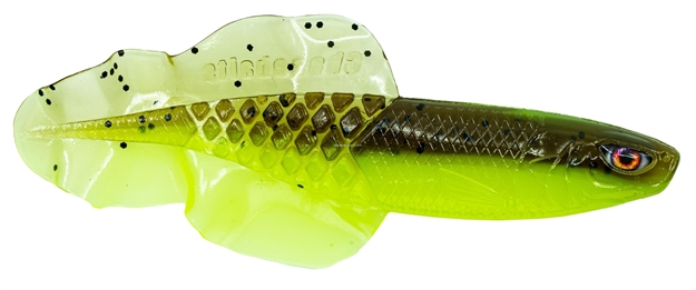 Picture of Chasebaits Flacid Shad 5" Lime Tiger