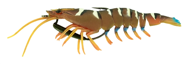 Picture of Chasebaits Flick Prawn 3.7" - Green Prawn