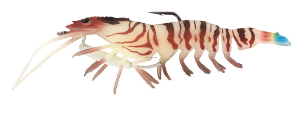 Picture of Chasebaits Flick Prawn 4.9" - Tiger Prawn