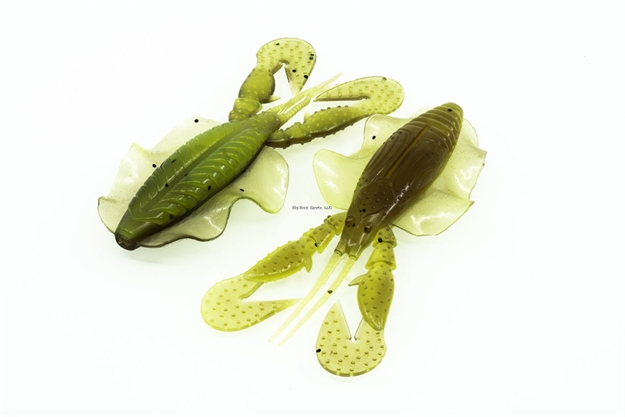 Picture of Chasebaits Love Bug 4.25" Green Pumpkin Chart.