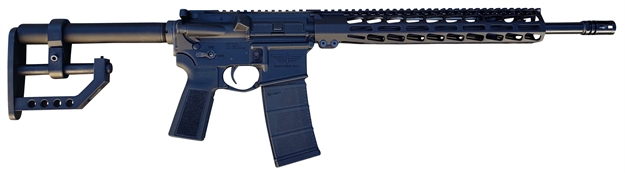 Picture of  Cheytac Ct15ctstk CT 15 5.56X45mm Nato 30+1 16" 4150 Vanadium Steel Barrel, Black Hard Coat Anodized Custom Cheytac "D" Stock, Mil-Std Charging Handle, Black B5 Grip, Optic Ready