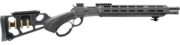 Picture of  Chiappa Firearms 920434 Wildlands Takedown 92 44 Mag 9+1 16.50" Blued Steel Threaded Barrel, Blued Picatinny Rail Steel Receiver, M-Lok Handguard, Skeletonized Black Synthetic Stock W/Adjustable Comb 8053800947077