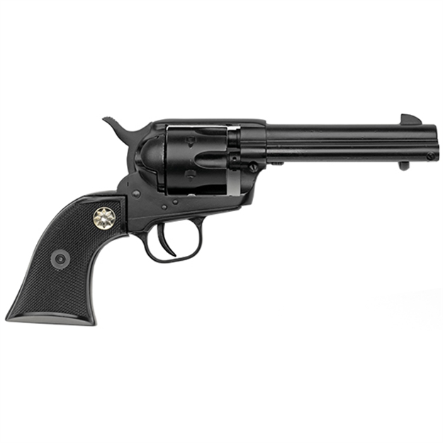 Picture of Chiappa Firearms Cf340250d Saa 1873  Medium Frame 22 Lr/22 Wmr 6 Shot, 4.75" Blued Steel Barrel, Cylinder & Frame, Black Plastic Grip, Exposed Hammer CF340.250D