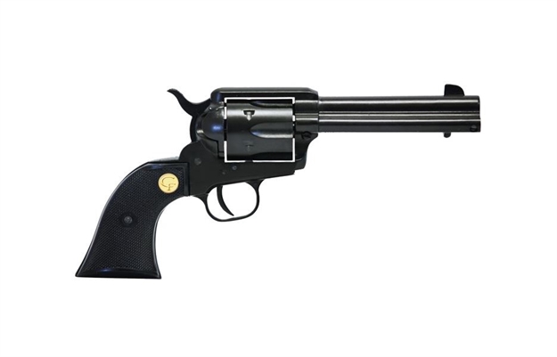 Picture of Chiappa Firearms 1873 Single Action Revolver 17 Hmr Saa  Blk, 4.75" Bbl, Blk Plastic Grips, 6 Rnd CF340261 053670717022