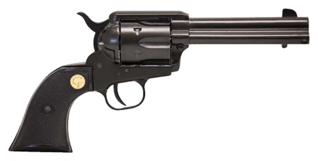 Picture of Chiappa Firearms 340250 Saa 1873  Medium Frame 22 LR 6 Shot, 4.75" Blued Steel Barrel, Cylinder & Frame, Black Plastic Grip, Exposed Hammer 340.250 053670715882