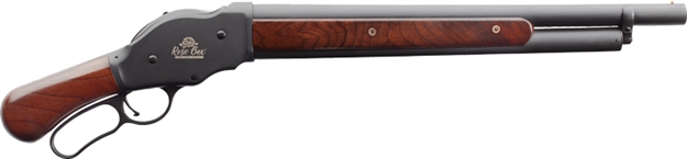 Picture of  Chiappa Firearms 930377 1887 Rose Box Bootleg 12 Gauge 5+1 2.75" 18.50", Black Barrel/Engraved Rec, Oiled Walnut Furniture With Pistol Grip, Bead Sight