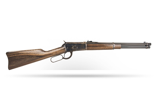 Picture of  Chiappa Firearms 920336 1892 Trapper Carbine 45 Colt (Lc) 8+1 16" Blued Barrel, Color Case Hardened Receiver, Oiled Walnut Stock, Adjustable Sight