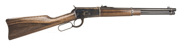 Picture of  Chiappa Firearms 920335 1892 Trapper Carbine 357 Mag 8+1 16" Blued Barrel, Color Case Hardened Rec, Oiled Walnut Stock, Adjustable Sight 8053670710542