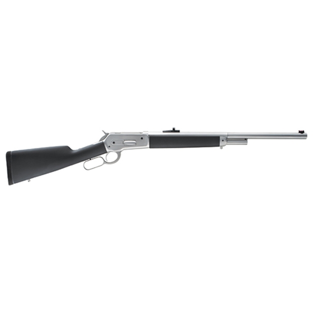 Picture of  Chiappa Firearms 920355 1886 Kodiak 45-70 Gov 4+1, 18.50" Barrel, Steel Barrel/ Receiver W/ Matte Chrome Coating, Black Rubber Coated Walnut Stock, Right Hand