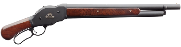 Picture of  Chiappa Firearms 930377 1887 Rose Box Bootleg 12 Gauge 5+1 2.75" 18.50", Black Barrel/Engraved Rec, Oiled Walnut Furniture With Pistol Grip, Bead Sight 8053800947282
