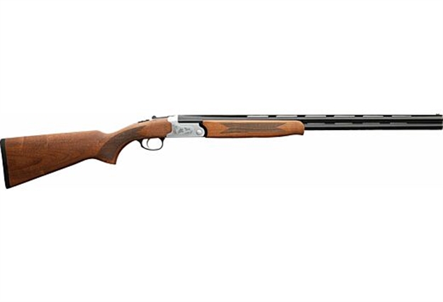 Picture of  Charles Daly 930343 202  28 Gauge 3" 2Rd 26" Blued Vent Rib Barrel, Silver Engraved Receiver, Walnut Wood Fixed Checkered Stock Right Hand
