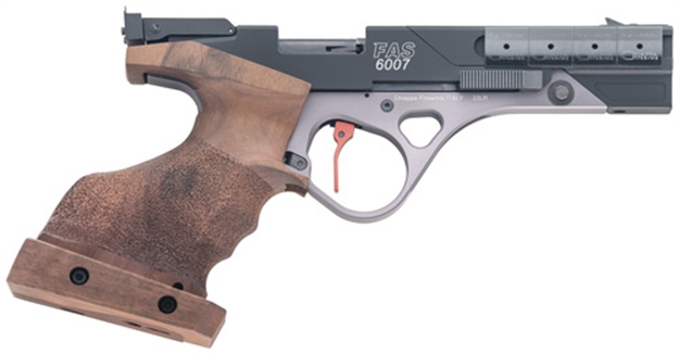Picture of Chiappa Firearms Fas 6007 Match .22Lr 5.63" 5Rd Bi-Tone/Walnut