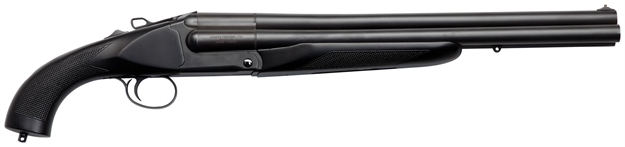 Picture of Charles Daly 930170 Honcho Triple 12 Gauge 3Rd 18.50" Blued Steel Barrel & Receiver, Black Rubber Coated Walnut Grip, Right Hand 930.170