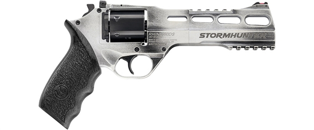 Picture of  Chiappa Firearms 340334 Rhino 60Ds Limited Edition 357 Mag 6 Shot 6" Stormhunter (White) Steel Vent Rib Barrel, Cylinder & Aluminum Frame, Black Walnut Grip, Hammer Safety