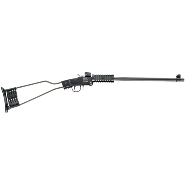 Picture of Chiappa Firearms 500092 Little Badger  Full Size 22 Lr, 1 Shot 16.50" Black Cerakote Steel Barrel, Black Cerakote Quad Picatinny Receiver, Black Cerakote Wire Frame Stock, Right Hand 500.092 053670710290