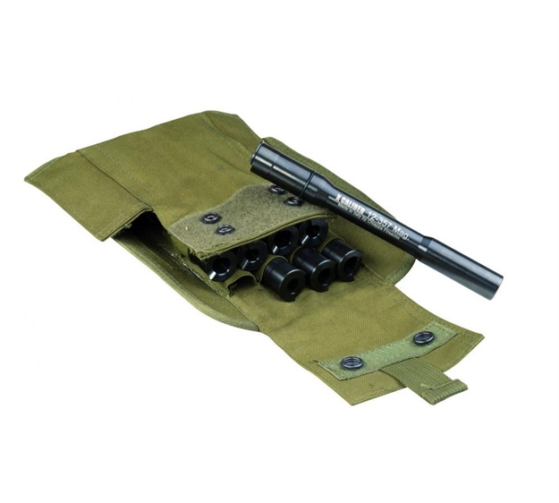 Picture of Chiappa Firearms X-Caliber 12Ga Adapter Set (8 Inserts) With Case, Calibers 380-9Mm-357Mag/38Spl-40S&W-44Mag-45Acp-.410/45Colt-20Ga, 12Ga Set 970.387 053670711495